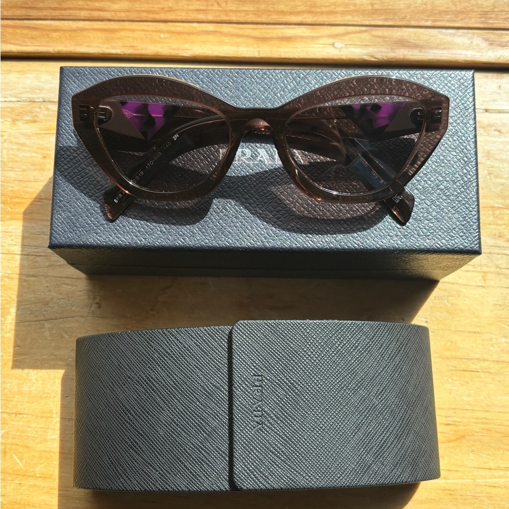 Prada Women's Brown Sunglasses - PR A02S